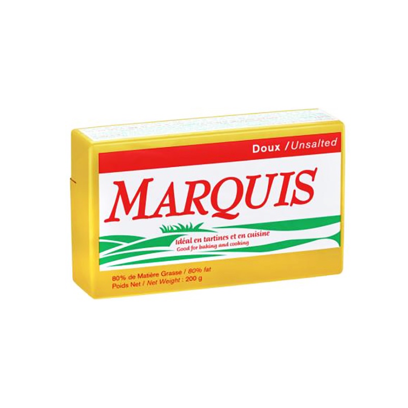 Bơ lạt Marquis Elle &amp; Vire 200g.  Date 01/2024