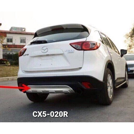 Ốp bảo vệ cản trước sau Mazda CX5 2016 - 2017