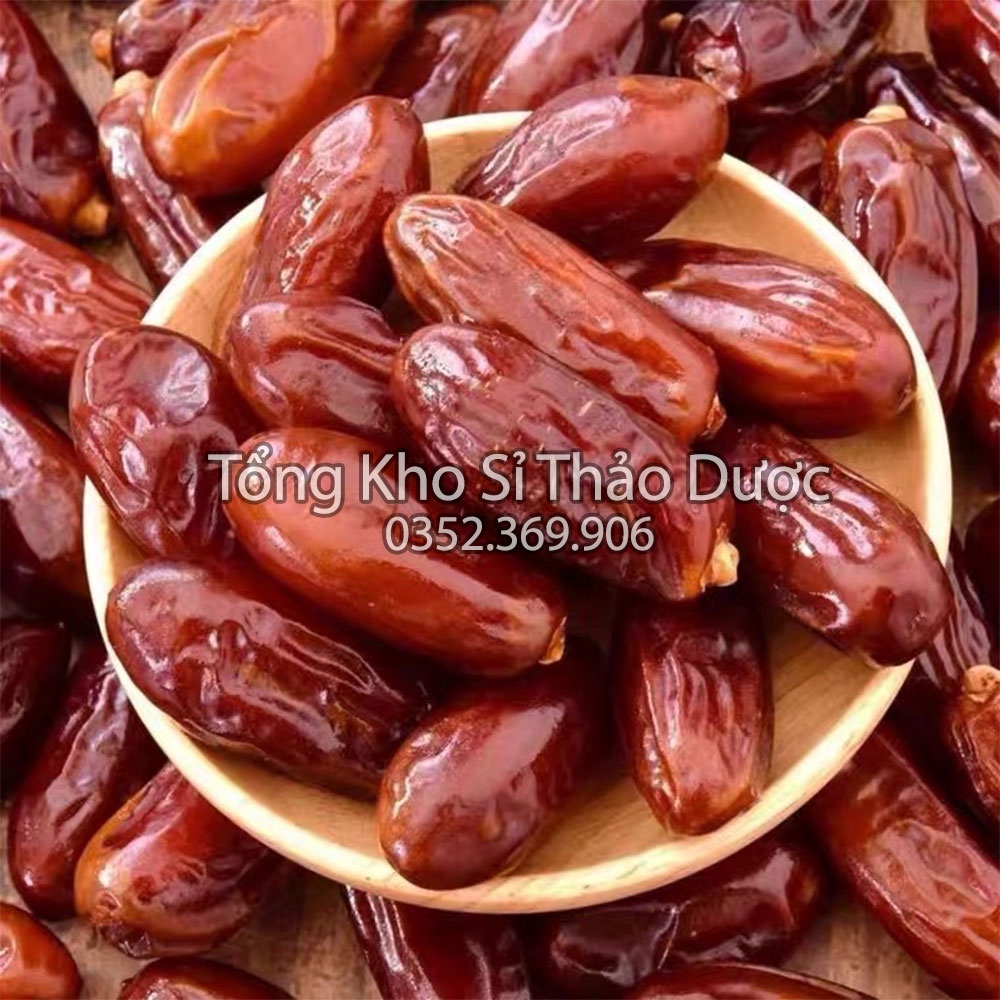 Chà là sấy dẻo không cuống 1kg (Đồ ăn eatclean, tạo vị ngọt tự nhiên cho sữa hạt)