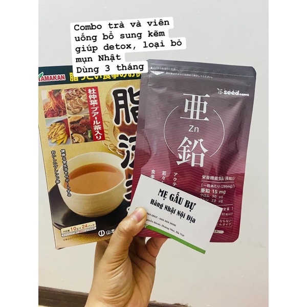 Combo trị mụn, kháng viêm, làm lành sẹo, vết thương nội địa Nhật