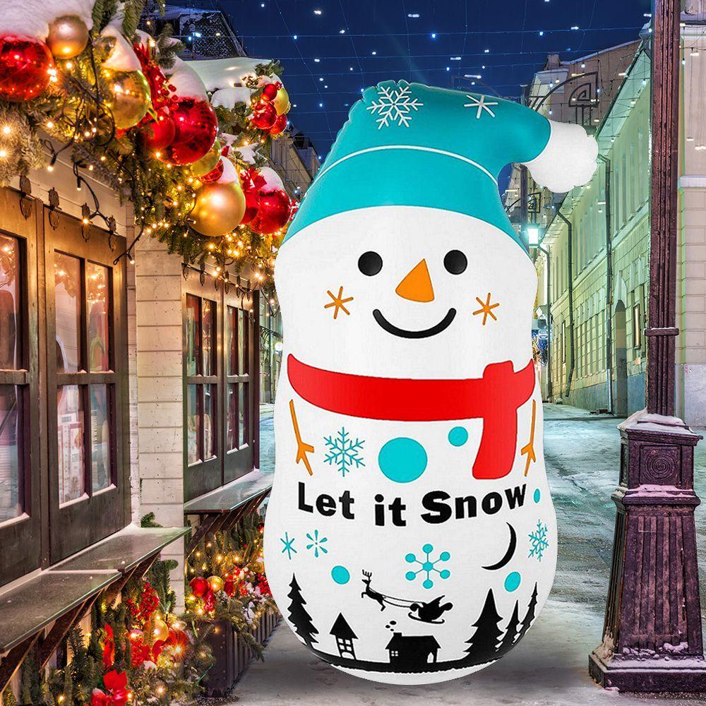 Túi Cát Hình Người Tuyết 110cm Trang Trí Giáng Sinh