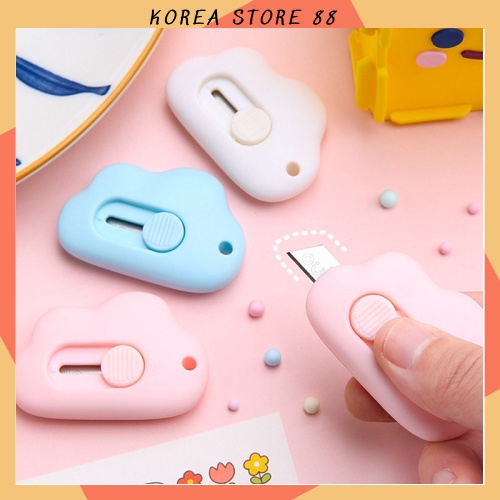 Dao dọc giấy mini hình đám mây nhỏ gọn tiện dụng 88282 Korea Store 88