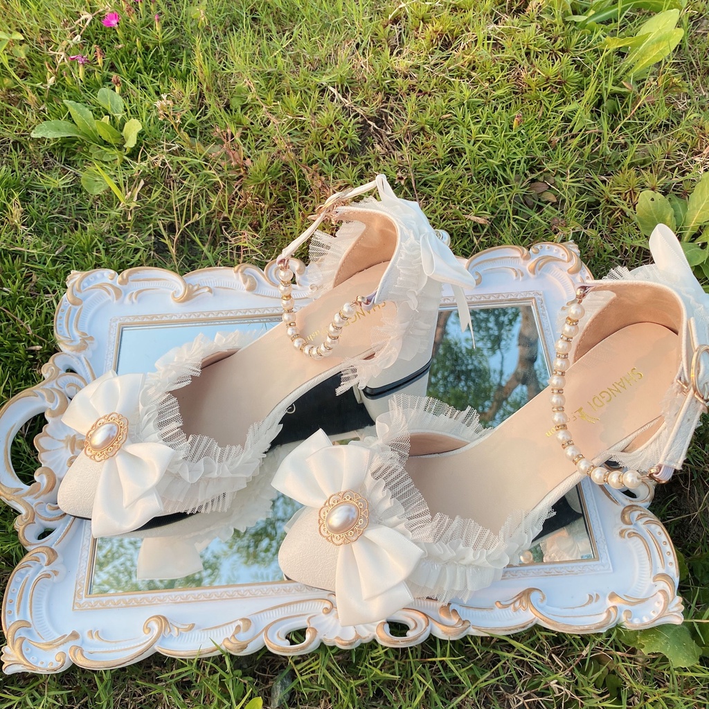 GIÀY GÓT VUÔNG LOLITA  4600
