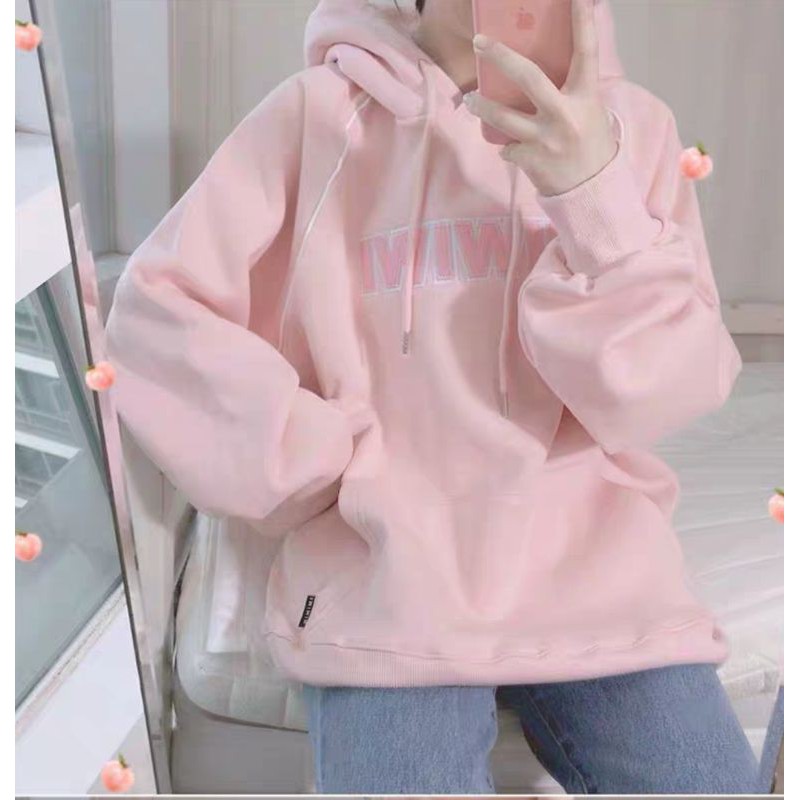 (sẵn hồng xl) ÁO HOODIE NỈ BÔNG ULZZANG QUẢNG CHÂU XINH XẮN KÈM HÌNH THẬT | BigBuy360 - bigbuy360.vn