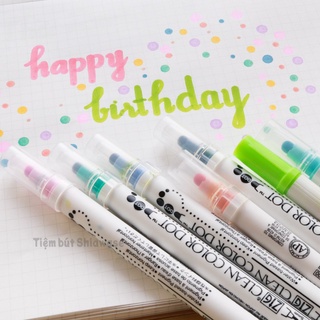 Bút Màu Nước Kuretake Zig Clean Color Dot - 2 Đầu