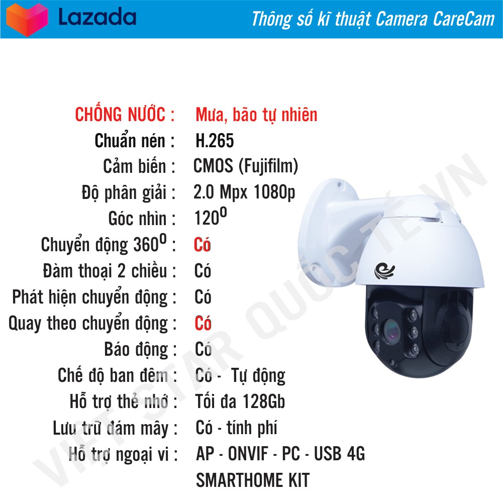 [TẶNG THẺ 32G]Camera Ngoài Trời 19HS-200W Độ Phân Giải 2.0Mpx - Camera Không Dây - Hình Ảnh Cực Sắc Nét