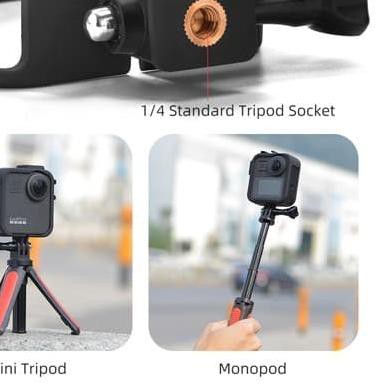✰ Khung Nhựa Bảo Vệ Cho Camera Hành Động Gopro Max ❁ | BigBuy360 - bigbuy360.vn