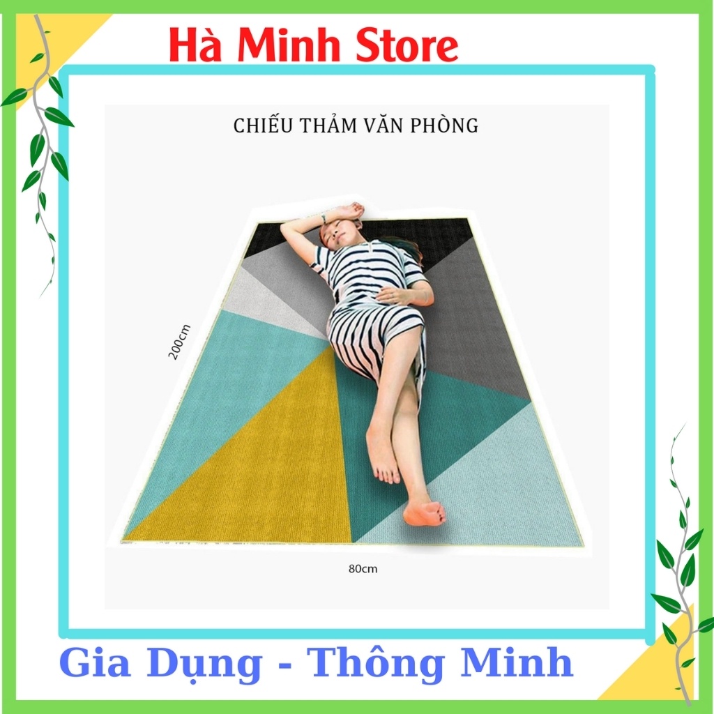 [Hàng Loại A] Thảm Ngủ Văn Phòng 3D, Gấp Gọn Tiện Lợi, Chống Tấm Cách Nhiệt An Toàn Cho Sức Khỏe - Kích Thước (80*200)