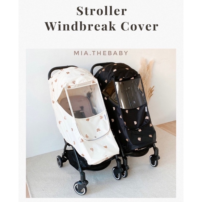 DOTTODOT STROLLER COVER - Màn che xe đẩy, tấm phủ xe đẩy chắn gió Dottodot Hàn Quốc