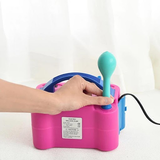 Máy bơm bong bóng bằng điện 2 van tiện lợi bền bỉ chính hãng HAPPYKID MBBBĐ