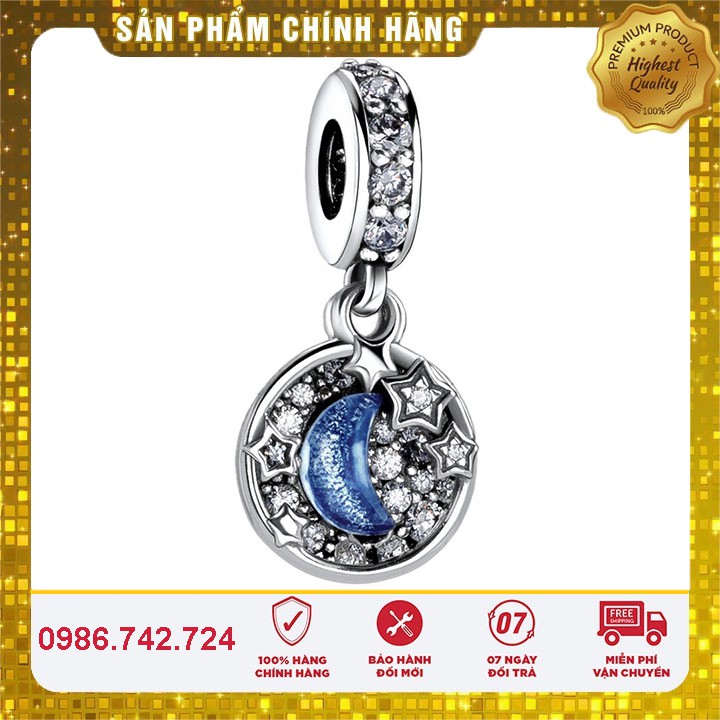 [Hàng cao cấp] Charm Bạc S925 ALE Cao Cấp - Charm treo mặt trăng,ngôi sao - Mã sản phẩm CHARMBAC_DNJ00002