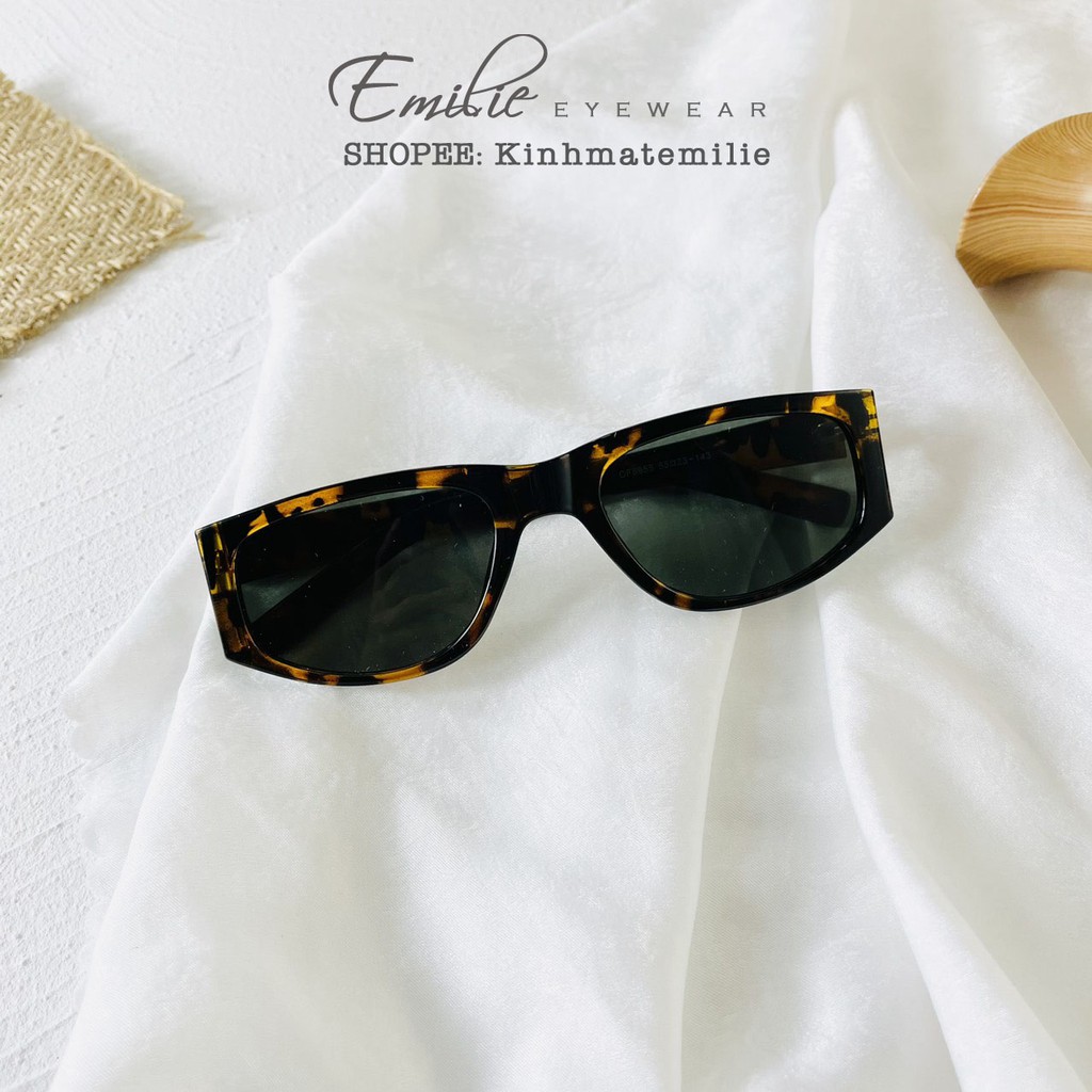 Kính mát nam nữ Emilie eyewear chất liệu nhựa dẻo mắt chống UV400