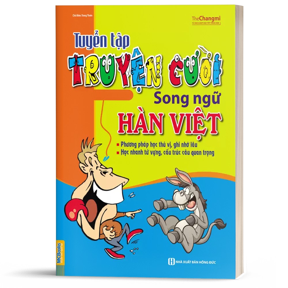 Sách - Tuyển Tập Truyện Cười Song Ngữ Hàn Việt - Vui Học Tiếng Hàn