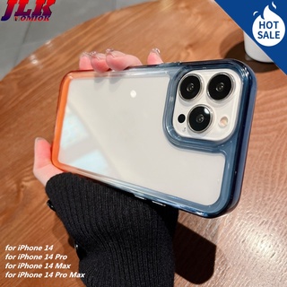 Ốp Điện Thoại Acrylic Cứng Trong Suốt Chống Sốc Màu Gradient Sang Trọng Cho iPhone 13 14 12 11 Pro Max