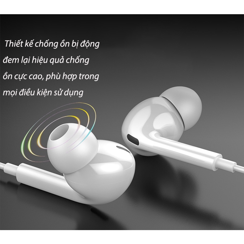 Tai nghe gaming có dây nhét Tai có mic Chống Ồn chơi game HIFI cho Phone Điện Thoại xiaomi Huawei Samsung oppo