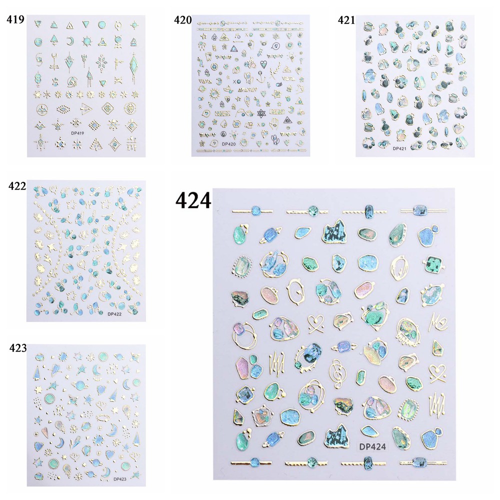 [Hàng mới về] Miếng dán trang trí móng 3D xinh xắn