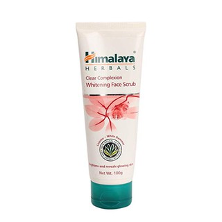 [Hàng hãng - có tem] Tẩy tế bào chết sáng da loại bỏ thâm sạm Himalaya Clear Complexion Whitening Face Scrub 100ml