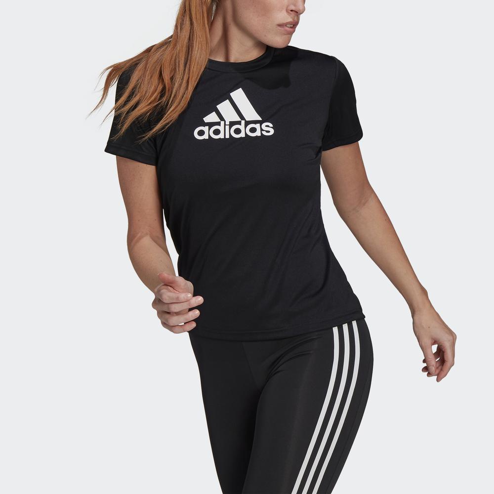 Áo Tee adidas TRAINING Nữ Áo thun thể thao logo Primeblue Designed 2 Move Màu đen GL3820