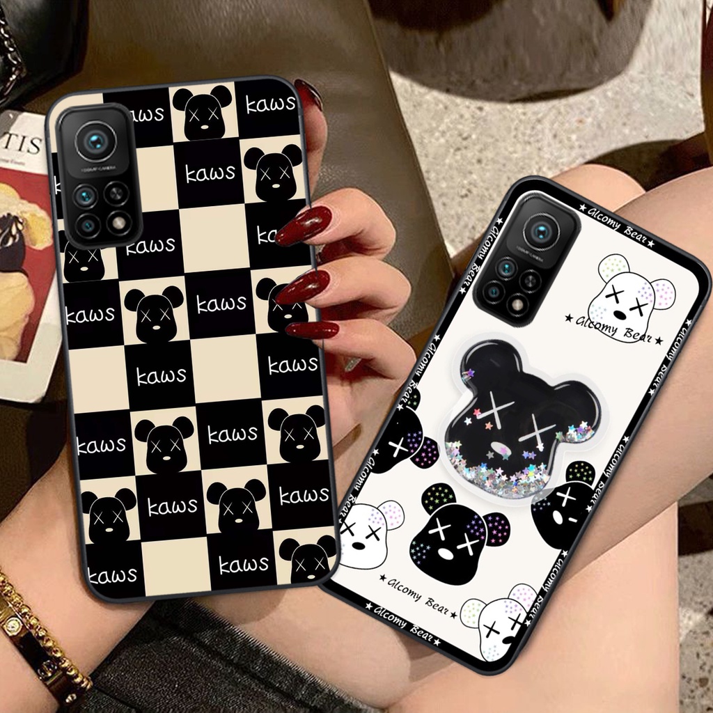Ốp lưng Xiaomi Mi 10T Pro trái tim họa tiết caro, mikey họa tiết beabrick kaws cute
