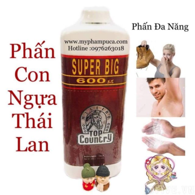 🌸🌸Phấn Thơm Con Ngựa Top Country Xuất Xứ: Thái Lan . | BigBuy360 - bigbuy360.vn