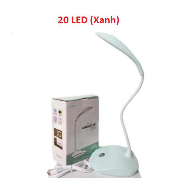 Đèn học làm việc chống cận thị bảo vệ mắt 20 LED (Giao Mầu Ngẫu Nhiên)