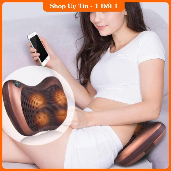 Gối Massage Hồng Ngoại 8 Bi Công Nghệ Nhật Bản Cao Cấp