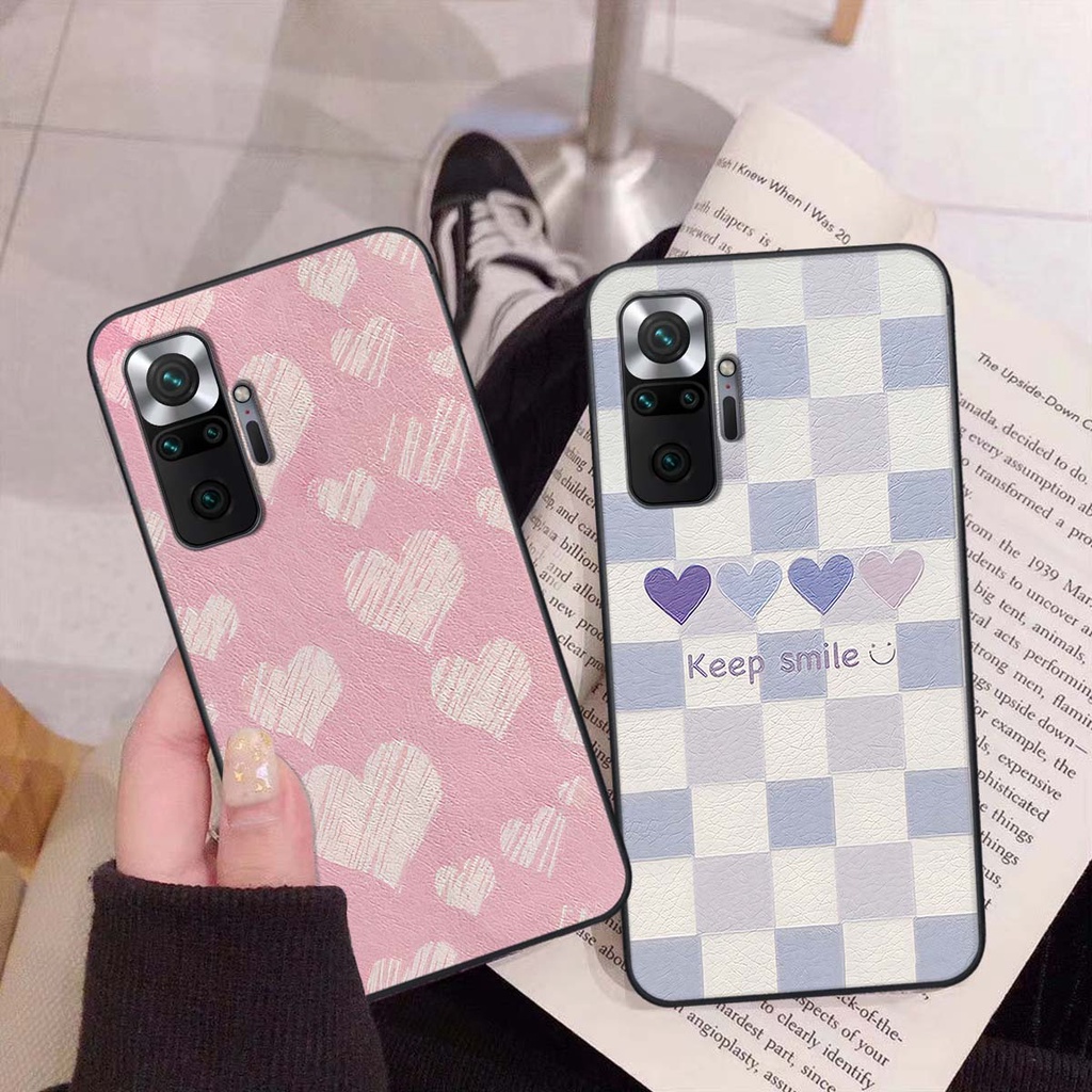 Ốp Xiaomi Redmi Note 10 / Note 10 Pro caro trái tim cá tính, thời trang siêu đẹp, siêu phong cách