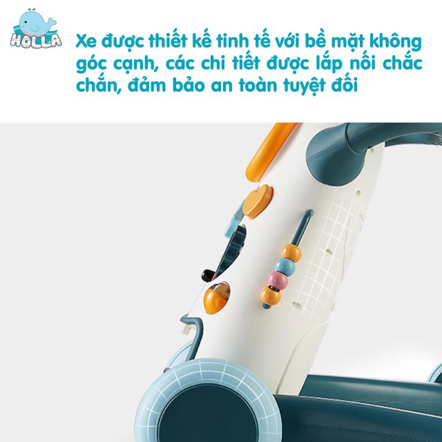 Xe tập đi đa năng Holla - chống lật chống trơn trượt