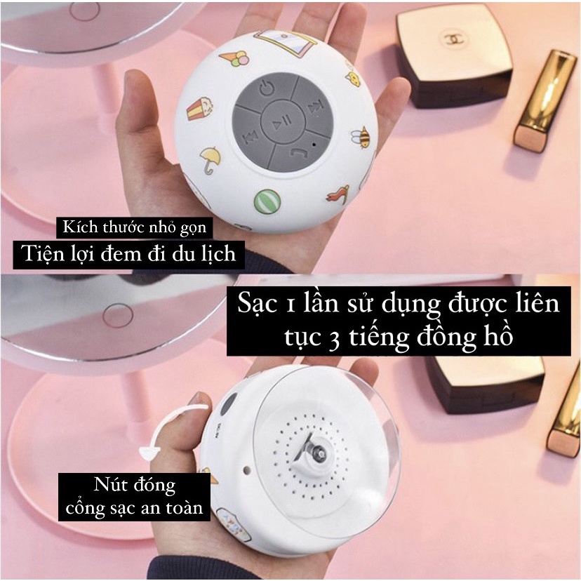 Loa Bluetooth Mini Không Dây, Loa Nhà Tắm Chống Thấm Nước, Nhỏ Gọn Tiện Dụng