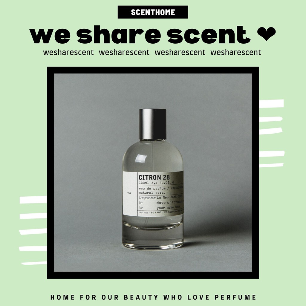 [𝘼𝙪𝙩𝙝] Nước hoa dùng thử Le Labo Citron 28, Seoul 5ml/10ml/20ml - 𝙬𝙚𝙨𝙝𝙖𝙧𝙚𝙨𝙘𝙚𝙣𝙩 -