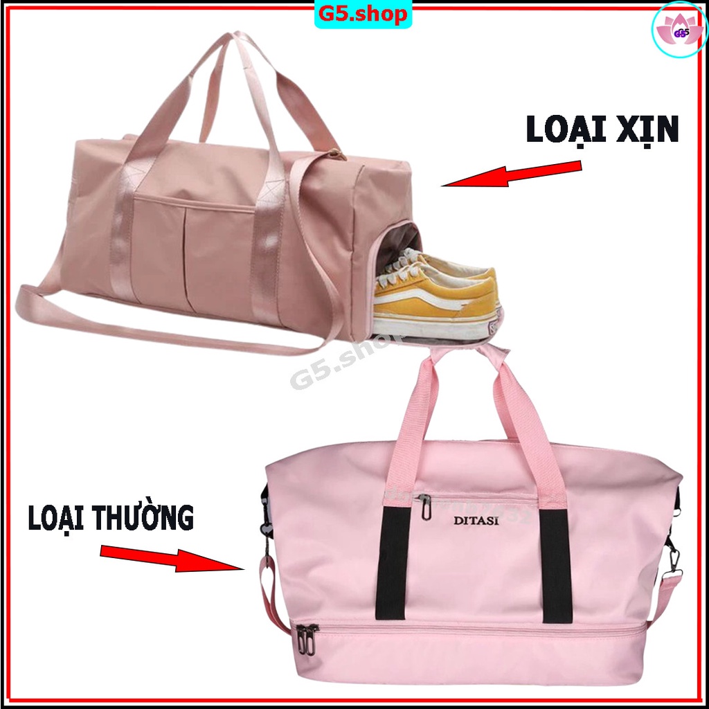 Túi du lịch cỡ lớn đa năng có ngăn đựng giày riêng - túi xách gấp gọn nam nữ cao cấp có 2 loại G5