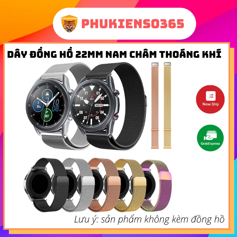 Dây đeo đồng hồ 22mm thay thế cho Samsung Galaxy 3 45mm/ Huawei Watch Gt 2 Pro / Honor Watch GS P/ Amazfit GTS2, GTR2