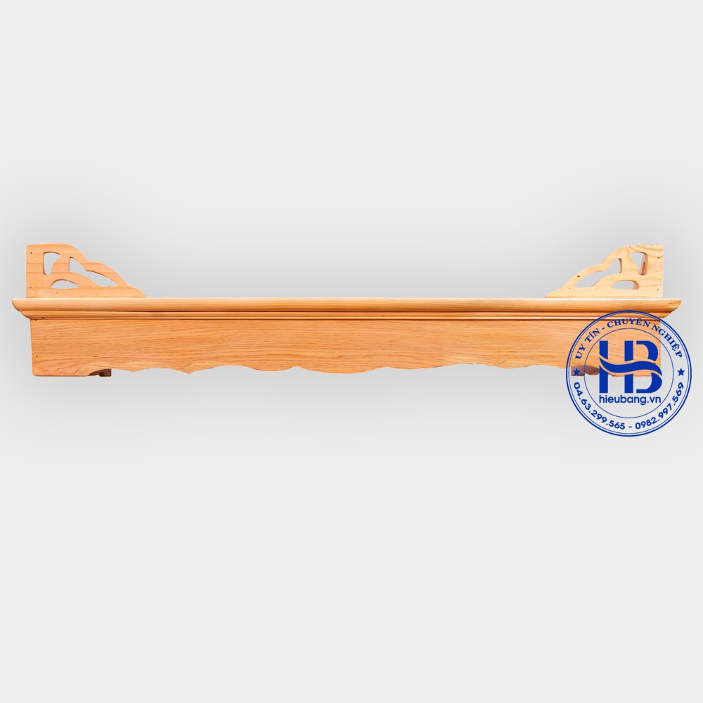 Bàn thờ treo tường trơn 61cm, 69cm, 81cm, 89cm | Nhận đặt làm theo yêu cầu