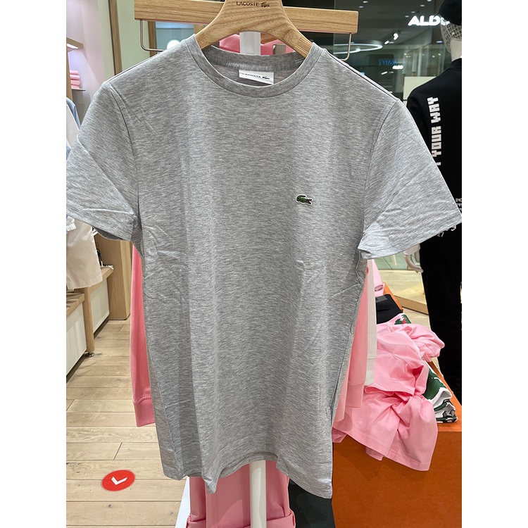 Áo Thun Cotton Lacoste Ngắn Tay Cổ Tròn Thời Trang Dành Cho Nam