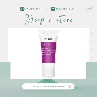 [ SẴN ] Sữa rửa mặt tẩy da chết M.U.R.A.D tím AHA/BHA 200ml fullsize