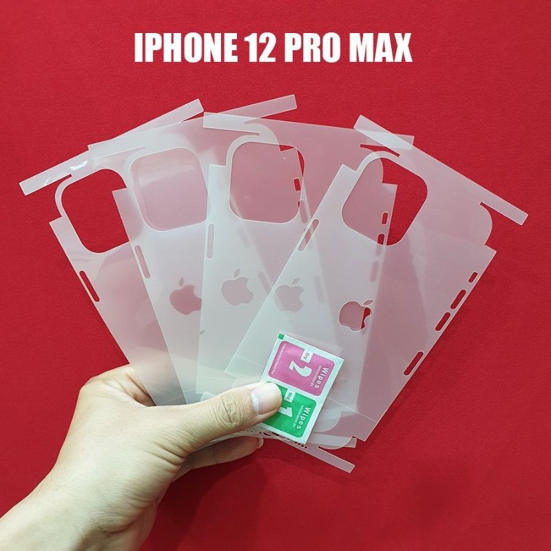 Dán PPF full lưng viền + lỗ loa cho IP 14 Pro Max ,13 Pro Max , IP 12 Promax , 11 Promax Dán PPF nhám chống xước IPhone