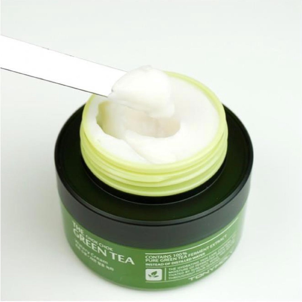 Kem Dưỡng Da Chiết Xuất Trà Xanh TONYMOLY The Chok Chok Green Tea Watery Cream 60ml