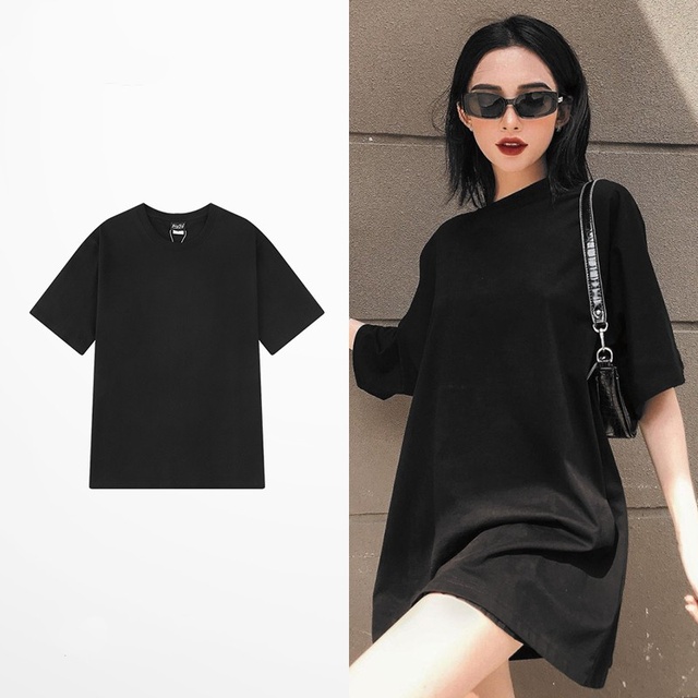 Áo Thun Unisex Trơn Nam Nữ Tay Lỡ Oversize Form Rộng 8 Màu