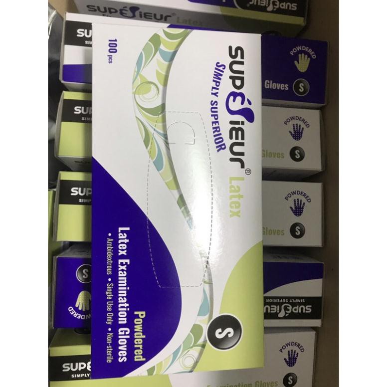 Găng tay y tế có bột Thái M, S, XS
