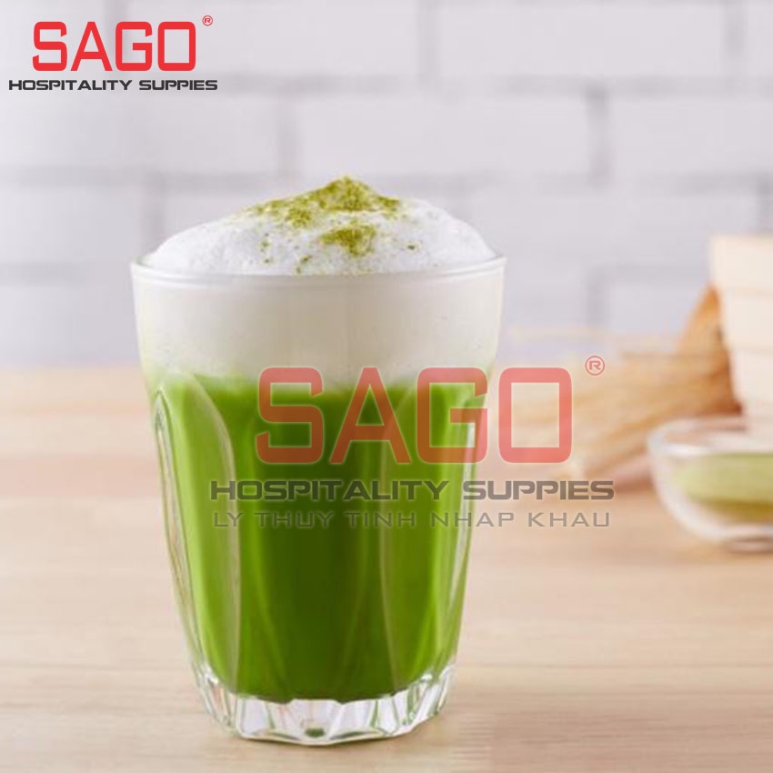 Ly Thủy Tinh Union Sọc 140ml , Nhập Khẩu Thái Lan