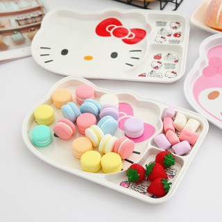 🌸𝐓𝐀̣̆𝐍𝐆 𝐐𝐔𝐀̀🌸 Khay đĩa mâm đựng thức ăn - muỗng Hellokitty - Doremon Doraemon