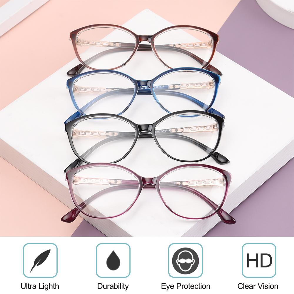 Mắt Kính Gọng Tròn Oversized Hỗ Trợ Tầm Nhìn Ban Đêm