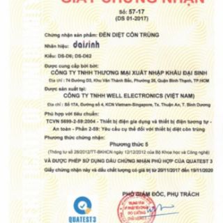 Đèn diệt côn trùng Đại Sinh DS -D6 xanh
