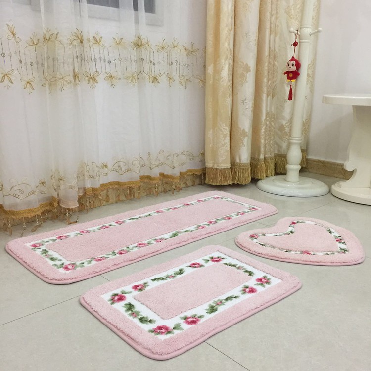 Thảm Lót Sàn Hình Chữ Nhật Trang Trí Nhà Bếp / Phòng Tắm