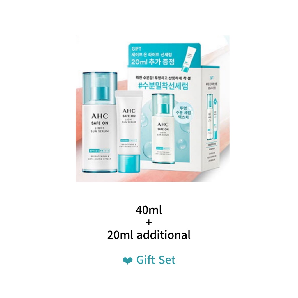 Serum Chống Nắng AHC 40ml+20ml Chất Lượng Cao❤️Gói Quà, Chống Nắng, Xinh Đẹp