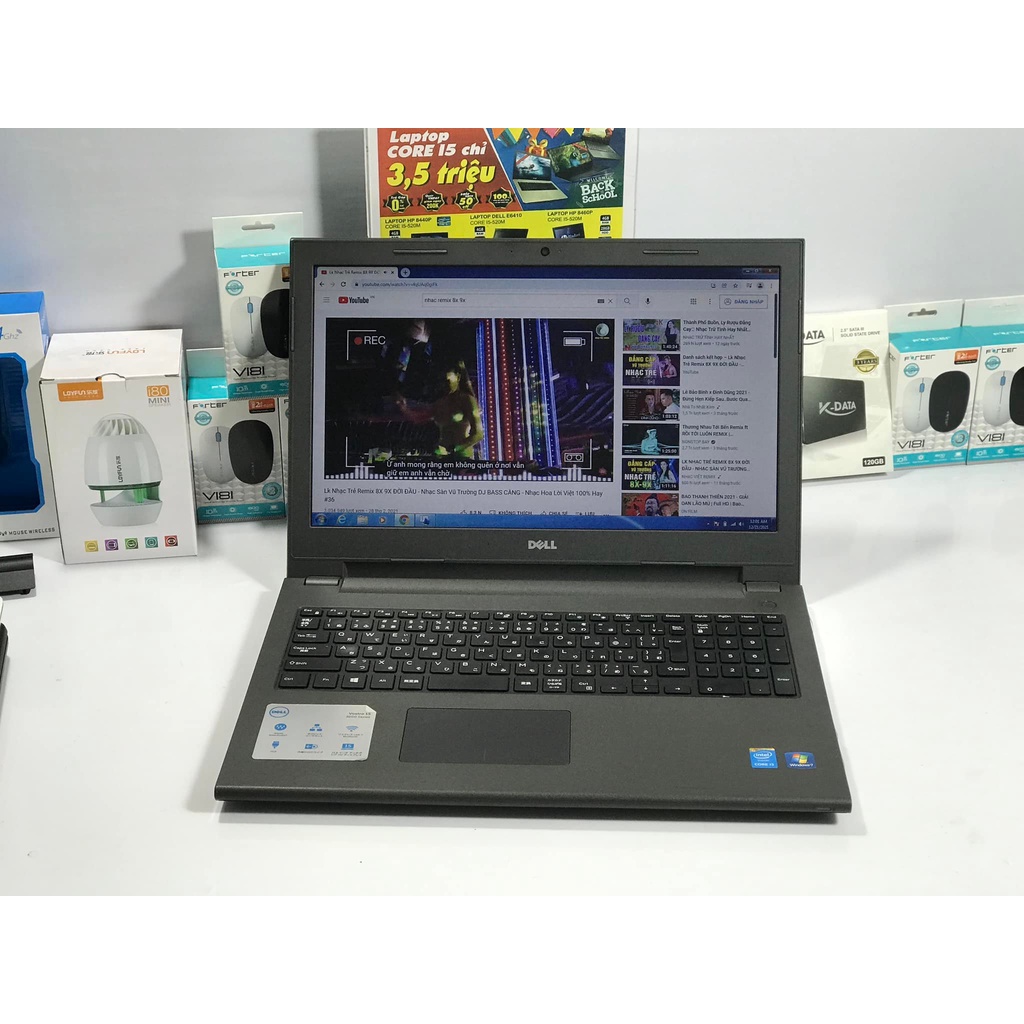 Laptop Cũ Dell N3542 i5 4210U/4G/SSD 120G/Màn hình 15.6