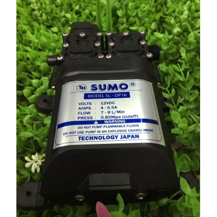 Máy bơm đôi SUMO tăng áp lực nước mini 12V 120W Lưu lượng 9L/phút