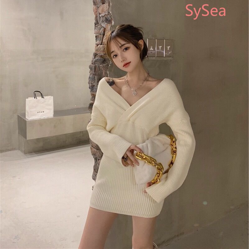 Đầm Dệt Kim Màu Sắc Thời Trang Mùa Thu Quyến Rũ Cho Nữ