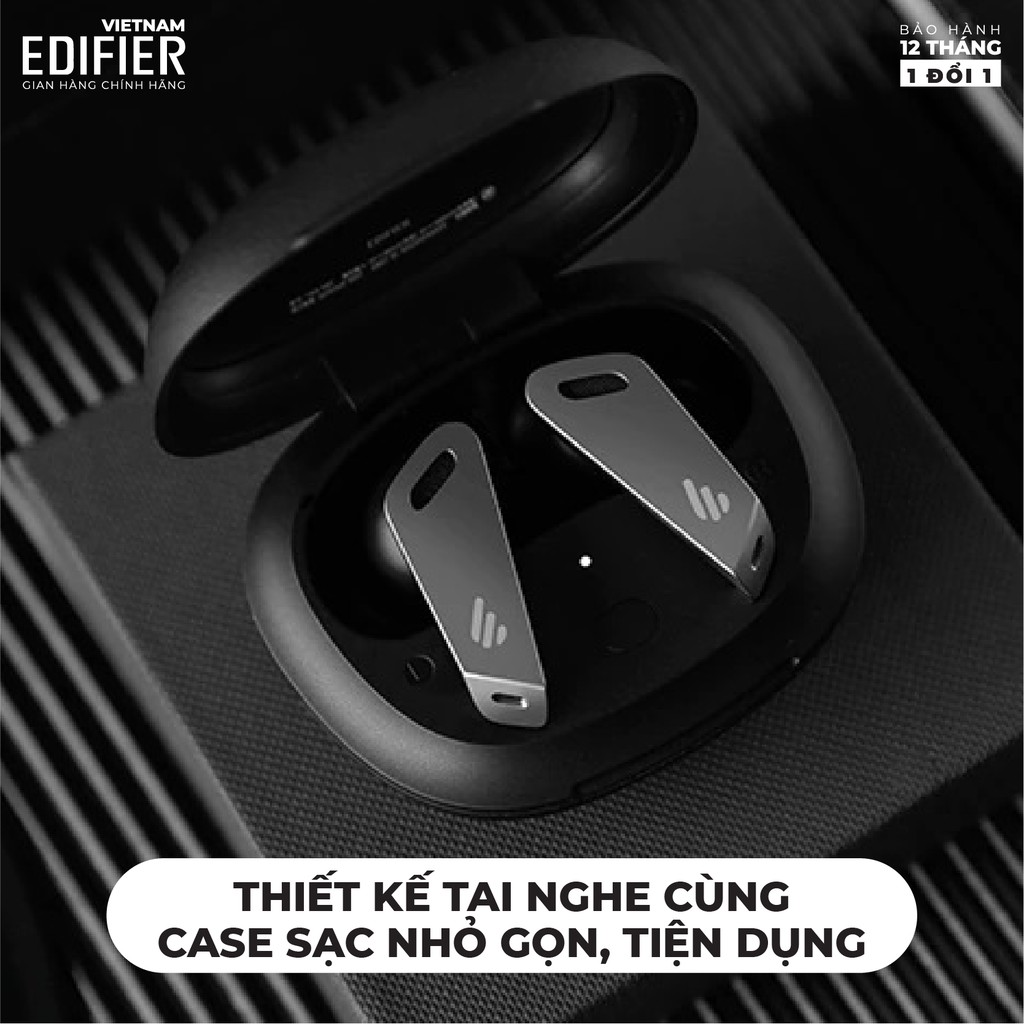 Tai nghe Bluetooth 5.0 EDIFIER TWS NB2 Âm thanh Stereo Chống nước IP54 - Hàng chính hãng - Bảo hành 12 tháng 1 đổi 1