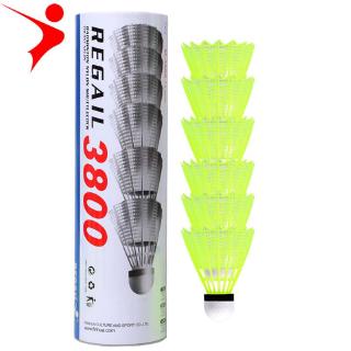 Set 6 Quả Cầu Lông 3800 Bằng Nhựa Nylon Chất Lượng Cao